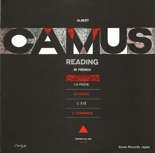 CAMUS, ALBERT reading in french TC1138