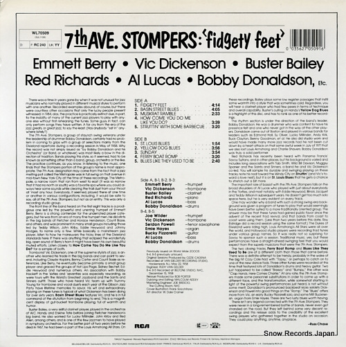 7TH AVE. STOMPERS fidgety feet WL70509