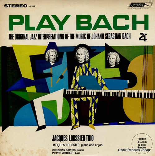 LOUSSIER, JACQUES play bach vol.4 PS365