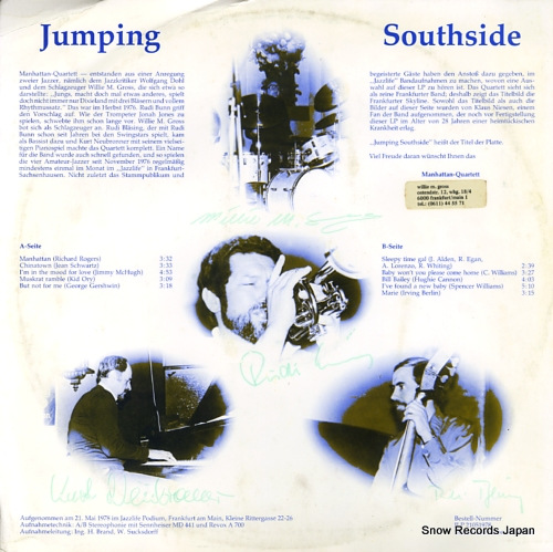 MANHATTAN-QUARTETT jumping southside JLP21051978