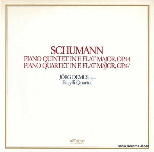 DEMUS, JORG / BARYLLI QUARTET schumann; piano quintet op.44/piano quartet op.47 VIC-5389
