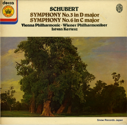 KERTESZ, ISTVAN schubert; symphony no.3/no.6 JB74