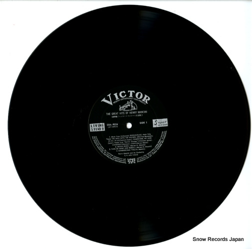 MANCINI, HENRY the great hits of henry mancini SRA-9054