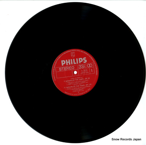 BISHOP, STEPHEN beethoven; bagatelles op.33/op.119/op.126 X-7615