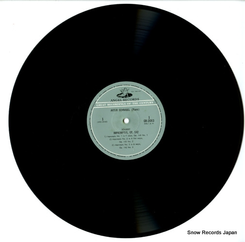 SCHNABEL, ARTUR schubert; impromptus op.142/op.90 GR-2083