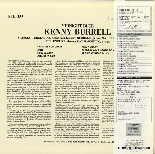 BURRELL, KENNY midnight blue BST84123