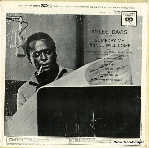 DAVIS, MILES someday my prince will come CS8456