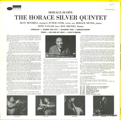 SILVER, HORACE horace-scope BST-84042
