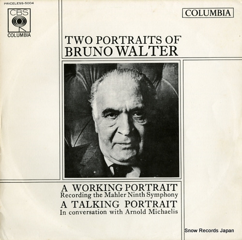 WALTER, BRUNO two portraits of bruno walter PRICELESS-5004