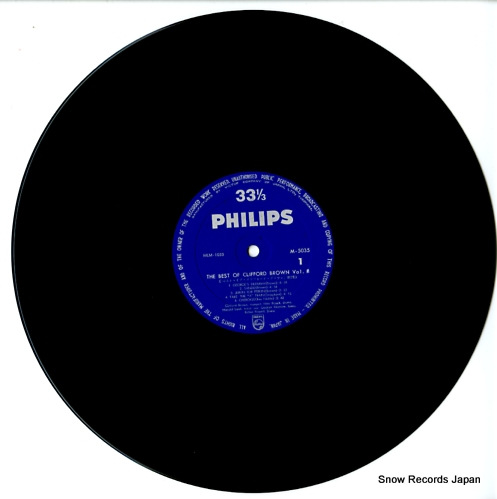 BROWN, CLIFFORD the best of clifford brown vol.2 M-5035