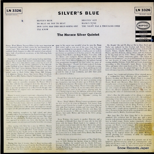 SILVER, HORACE silver's blue LN3326