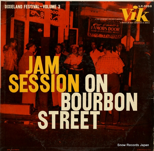 BOURMON STREET ALL-STAR DIXIELANDERS jam session on bourbon street (dixieland festival–volume 3) LX-1058