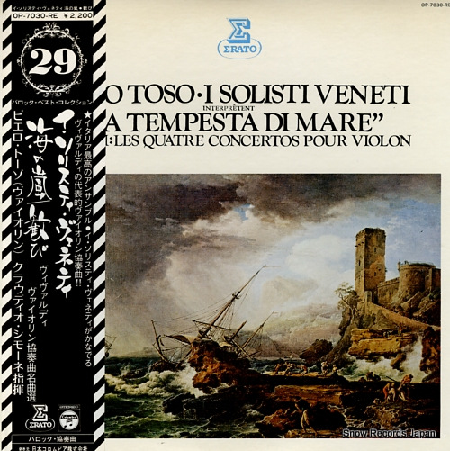 TOSO, PIERO vivaldi; la tempesta di mare OP-7030-RE
