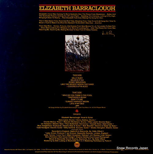 BARRACLOUGH, ELIZABETH elizabeth barraclough BRK6978