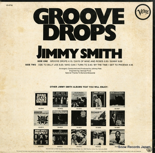 SMITH, JIMMY groove drops V6-8794