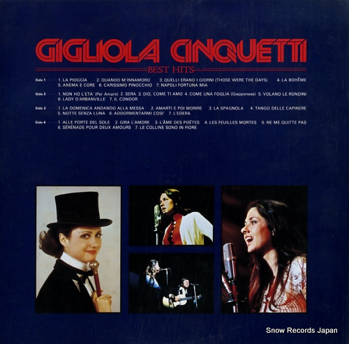 CINQUETTI, GIGLIOLA best hits GXC-75
