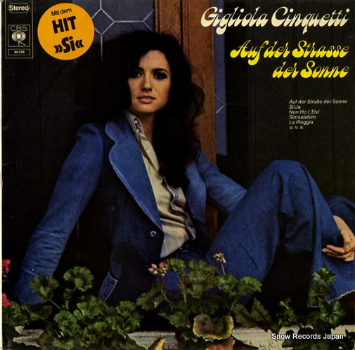 CINQUETTI, GIGLIOLA auf der strasse der sonne CBS80238