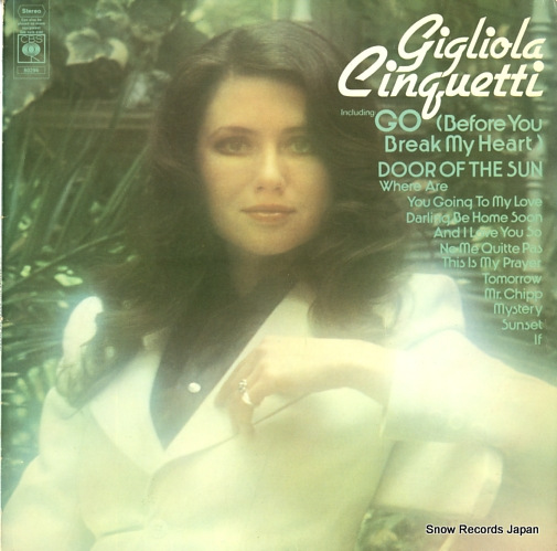 CINQUETTI, GIGLIOLA giglioa cinquetti CBS80295