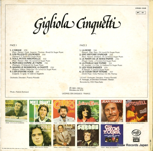 CINQUETTI, GIGLIOLA l' orage 2M026-13448