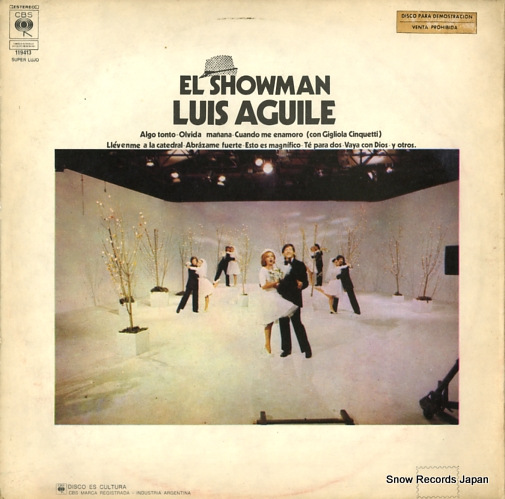 AGUILE, LUIS el showman CBS119413