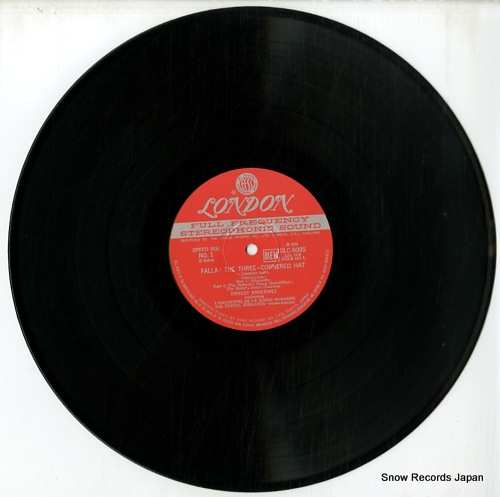 ANSERMET, ERNEST falla; the three-cornered hat (complete) SLC6095