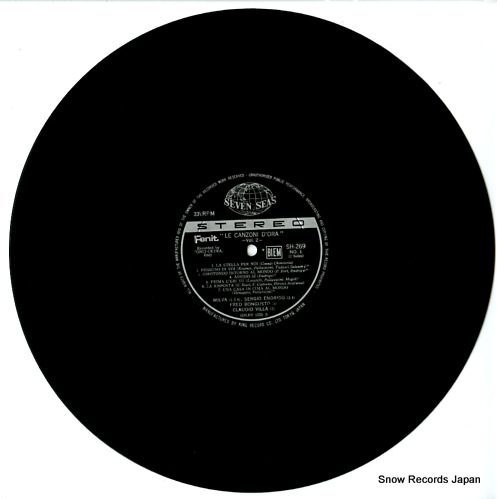 V/A le canzoni d'ora SH269