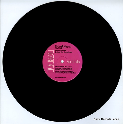 ROBESON, PAUL ballad for americans AVM1-1736