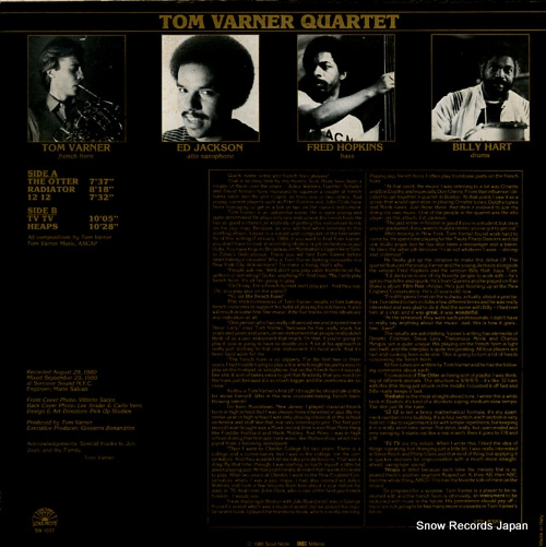 VARNER, TOM tom varner quartet SN1017