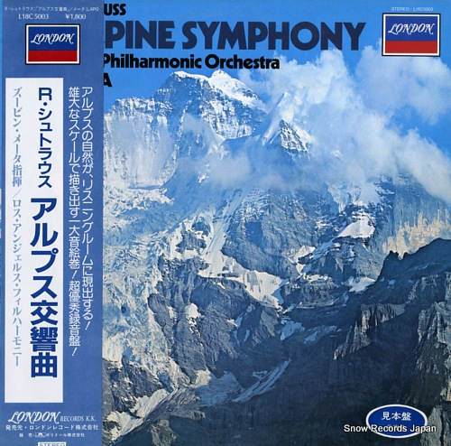 MEHTA, ZUBIN richard strauss; an alpine symphony, op64 L18C5003