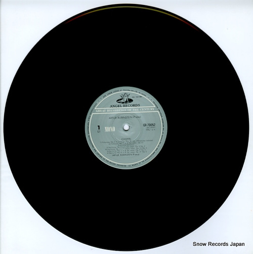 RUBINSTEIN, ARTUR chopin; famous piano works GR-70052