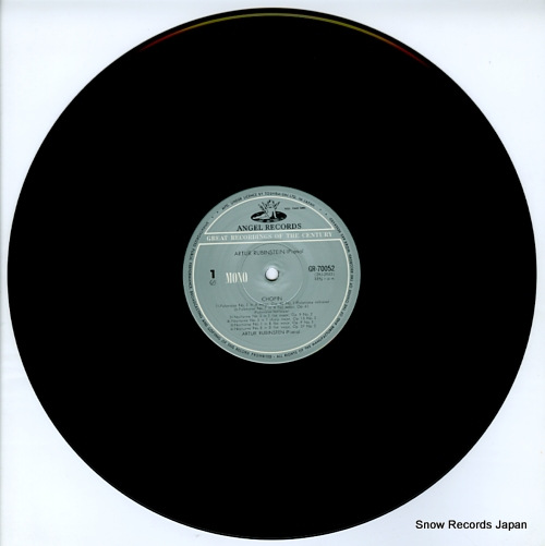 RUBINSTEIN, ARTUR chopin; famous piano works GR-70052