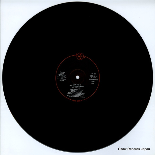 GONNENWEIN, WOLFGANG haydn; the seasons QSI5215