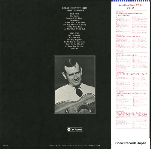 NEWMAN, JIMMY great country hits YZ-8024-AO