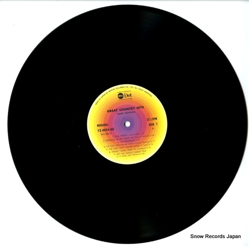 NEWMAN, JIMMY great country hits YZ-8024-AO