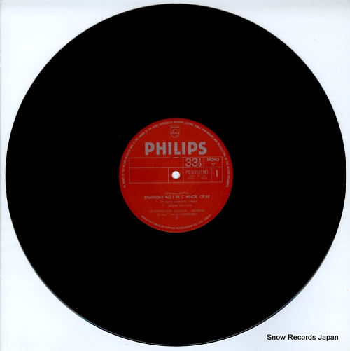 MENGELBERG, WILLEM brahms; symphony no.1 PC-5552(M)