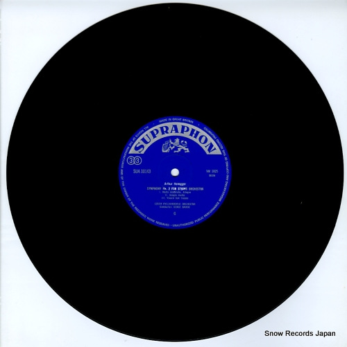 BAUDO, SERGE honegger; symphonies no.2 and no.3 SUA10143