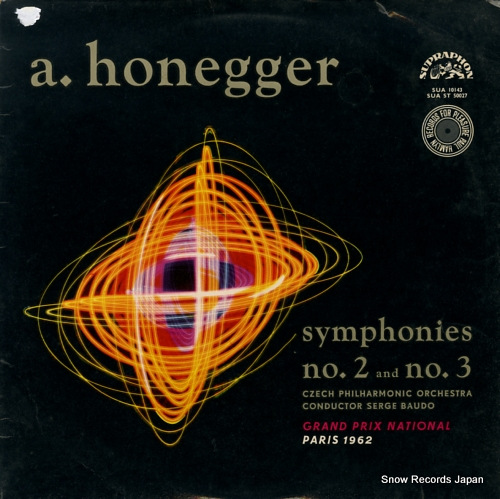 BAUDO, SERGE honegger; symphonies no.2 and no.3 SUA10143