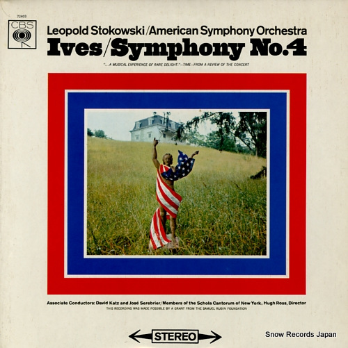 STOKOWSKI, LEOPOLD ives; symphony no.4 SBRG72403