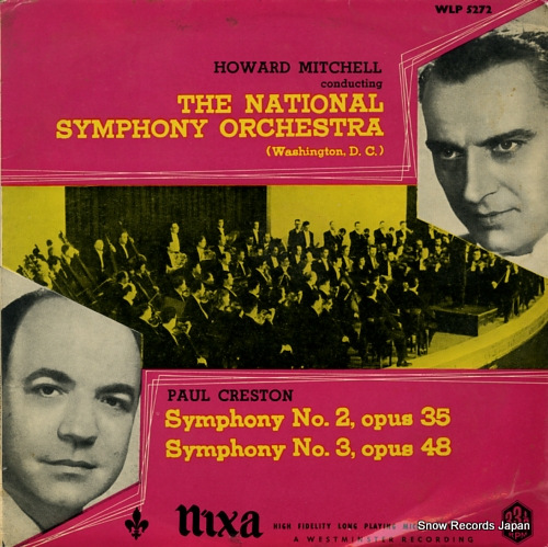 MITCHELL, HOWARD creston; symphony no.2 & no.3 WLP5272