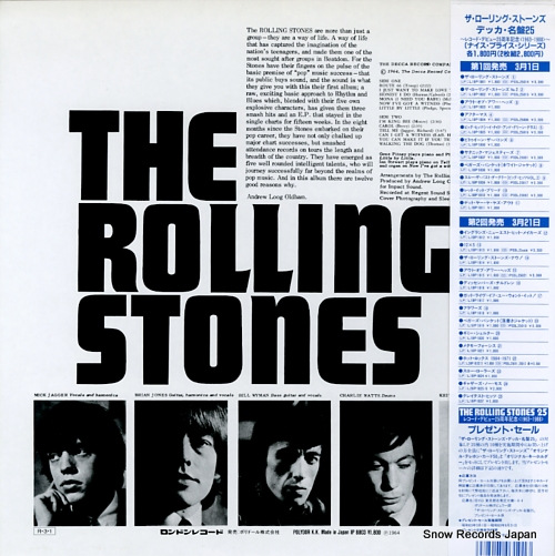 ROLLING STONES, THE the rolling stones L18P1801