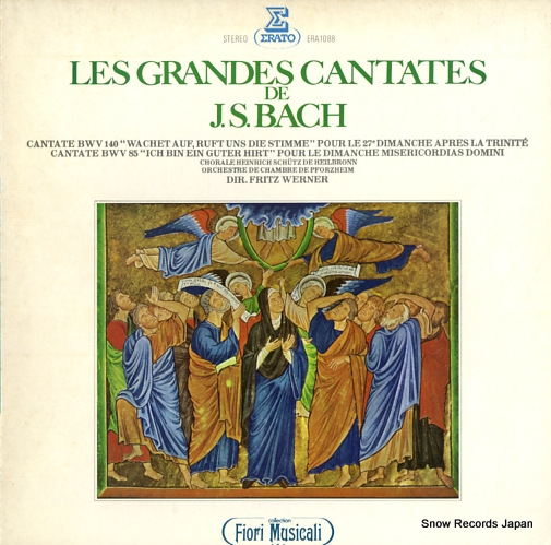 WERNER, FRITZ bach; les grandes cantates ERA1088