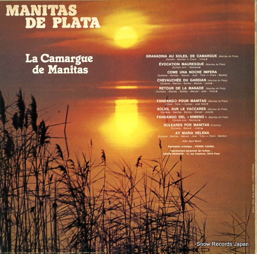 DE PLATA, MANITAS la camargue de manitas 25AP997