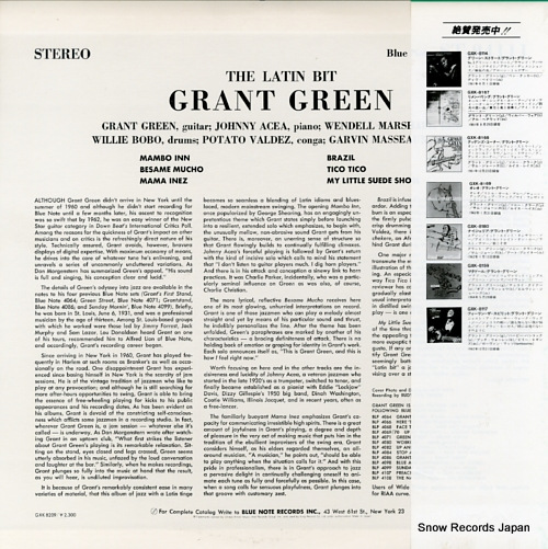 GREEN, GRANT the latin bit GXK-8209