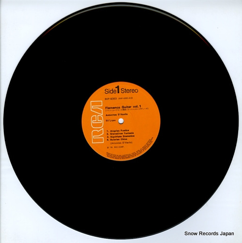D'HAVILA, ANTONITAS flamenco guitar vol.1 RVP-6350