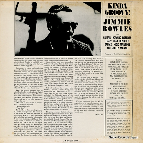 ROWLES, JIMMY kinda groovy! ECJ-60008