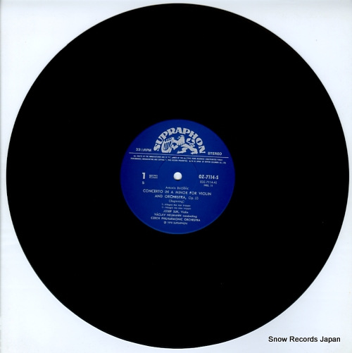 SUK, JOSEF dvorak; violin concerto in a minor OZ-7114-S
