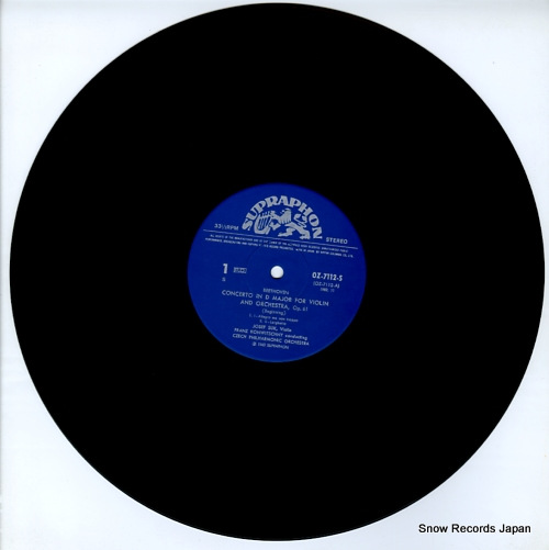 SUK, JOSEF beethoven & bach; violin concertos OZ-7112-S