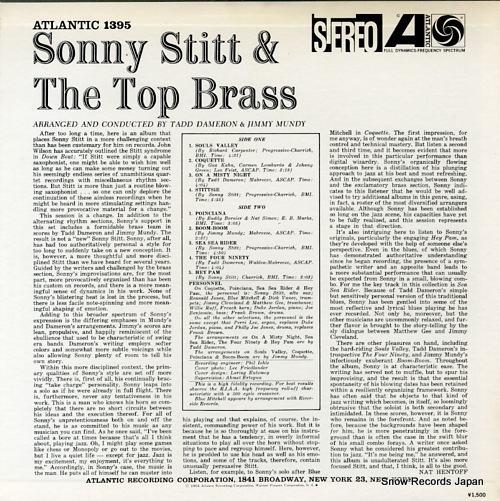 STITT, SONNY sonny stitt & the top brass P-4512A