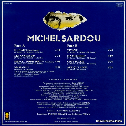 SARDOU, MICHEL michel sardou 310132