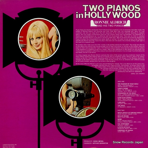 ALDRICH, RONNIE two pianos in hollywood SP44092